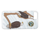 SWFECのワシのカップルの芸術の電話箱 Case-Mate iPhoneケース (裏面(横))