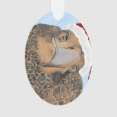 SWFL Bald Eagle Who Is That Handsome Eagle, E9 オーナメント (正面)