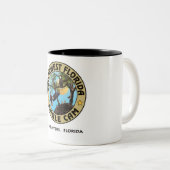 SWFLEagleCamのロゴのマグ(さまざまな選択) ツートーンマグカップ (正面右)