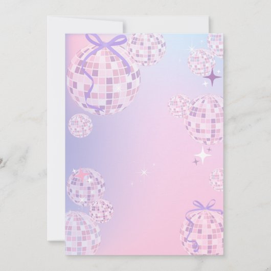 Swift – 私のインスパイア誕生日の誕生日の招待 招待状 (裏面)