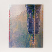 Swift Current Lake Montana.クリスマスの挨拶 ジグソーパズル (縦)