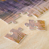 Swift Current Lake Montana.クリスマスの挨拶 ジグソーパズル (側面)