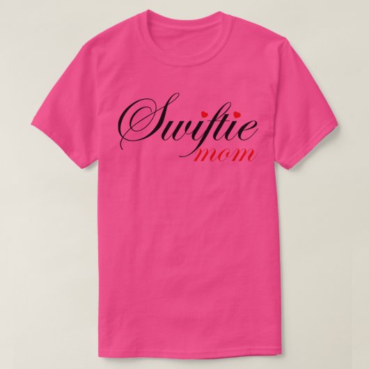 Swift Mom赤Tシャツ4 Tシャツ (デザイン正面)