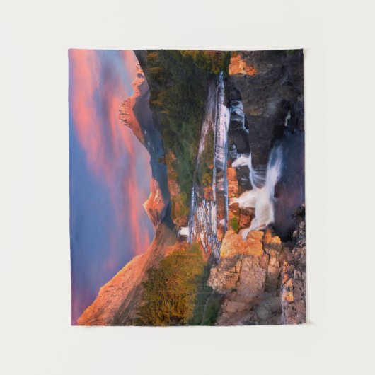 Swiftcurrentの入り江上の日の出 タペストリー (正面)