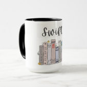 Swiftea Coffee Mug - Funny Cute Singer マグカップ (正面左)