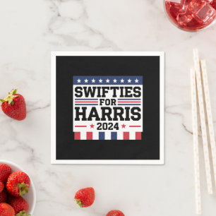 Swifties カマラ・ハリス 2024 投票サポート スタンダードカクテルナプキン