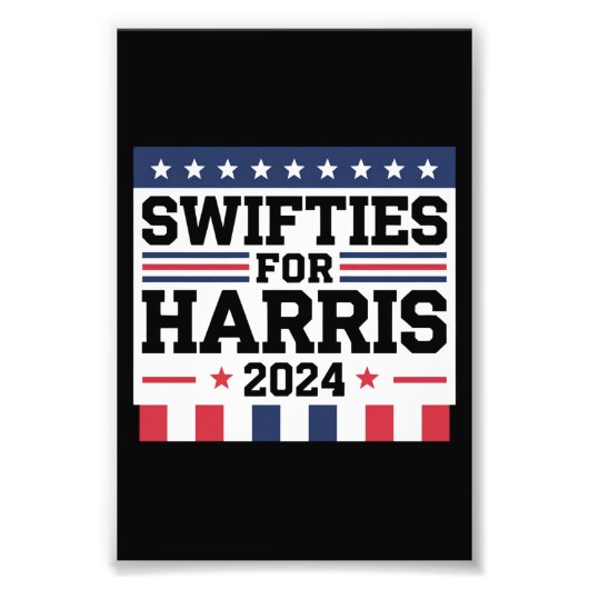 Swifties カマラ・ハリス 2024 投票サポート フォトプリント            (正面)