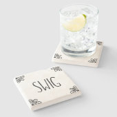 SWIG -石コースター ストーンコースター (横)