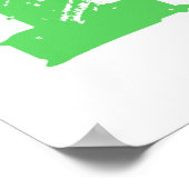 SWIMの文字 ポスター (角)