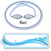 SWIMコンピュータ シール (正面)