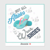 SWIM - "すべてのアスリート衣服シューズ泳ぐ" シール (シート)