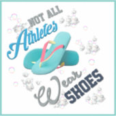 SWIM - "すべてのアスリート衣服シューズ泳ぐ" シール (正面)