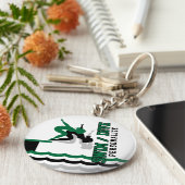 Swim Dive Team - Green and Black キーホルダー (側面)