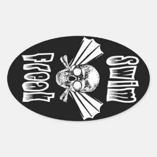 Swim Freak ovalシール 楕円形シール