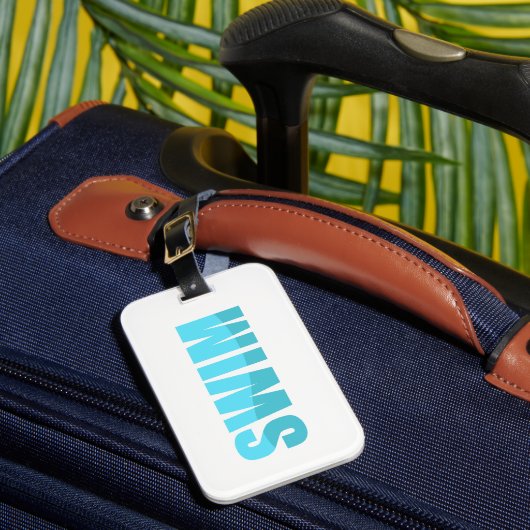 Swim Luggage Tag ラゲッジタグ (正面インサイチュ1)