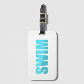 Swim Luggage Tag ラゲッジタグ (正面縦)