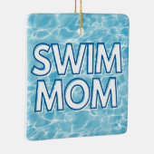 Swim Mom Christmas Ornament セラミックオーナメント (右)