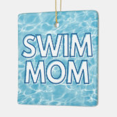 Swim Mom Christmas Ornament セラミックオーナメント (左)