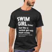 Swim Only Er定義泳ぐ人 Tシャツ (正面)