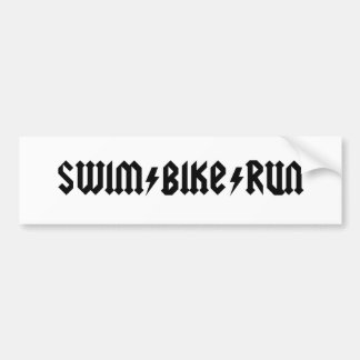 swimbikerunのacdcの手紙 バンパーステッカー