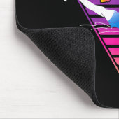 Swimmer I Don't Swim I Fly Butterfly Swimming Retr マウスパッド (コーナー)