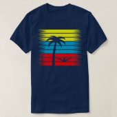 Swimmer palm tシャツ (デザイン正面)