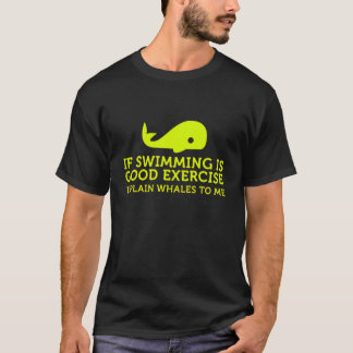 Swimming and Whales Tシャツ