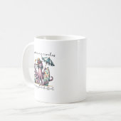 Swimming Circles Around Your Best Effort Octopus コーヒーマグカップ (正面左)