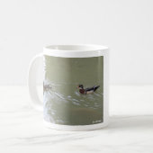 Swimming Ducks コーヒーマグカップ (正面左)