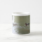 Swimming Ducks コーヒーマグカップ (中央)