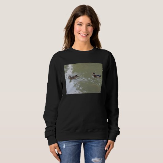 Swimming Ducks スウェットシャツ (正面フル)