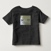 Swimming Ducks トドラーTシャツ (正面)