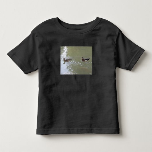 Swimming Ducks トドラーTシャツ (正面)