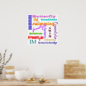 Swimming Everywhereポスター ポスター (キッチン)