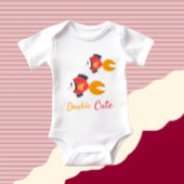 Swimming fish ベビーボディスーツ