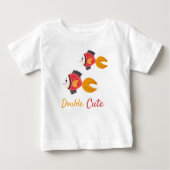 Swimming fish ベビーTシャツ (正面)