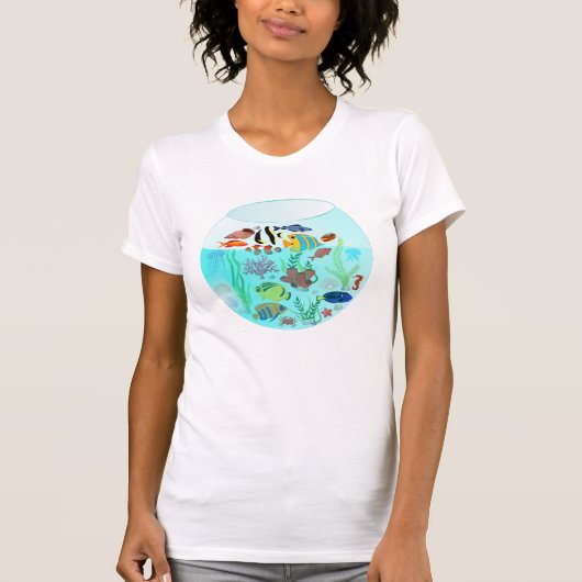 swimming fish bath tシャツ (正面)