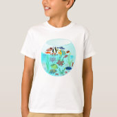 swimming fish bath tシャツ (正面)