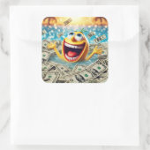 swimming in money スクエアシール (バッグ)