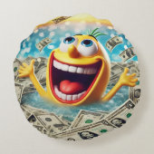 swimming in money ラウンドクッション (裏面)