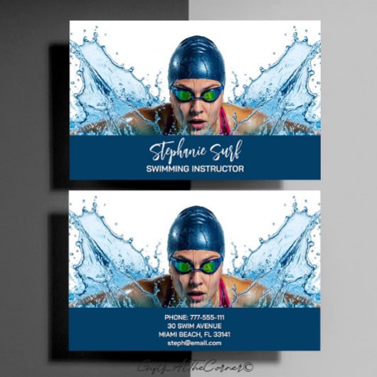 Swimming Instructor 名刺
