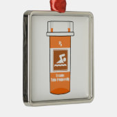 Swimming Is My Drug メタルオーナメント (右)