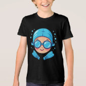 Swimming lovers after school activity club トライブレンドＴシャツ (正面)