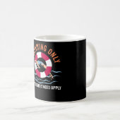 Swimming Only the Toughest Need Apply - Swimmer コーヒーマグカップ (正面右)