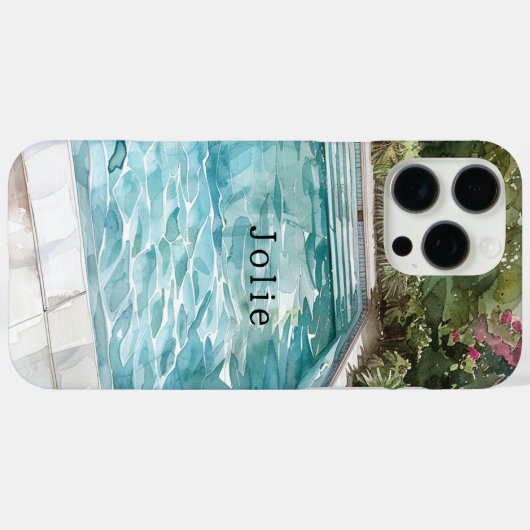 Swimming Pool Case-Mate iPhoneケース (裏面 (横))