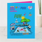 Swimming Pool Fun カード (正面)