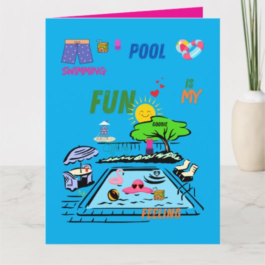 Swimming Pool Fun カード (正面)