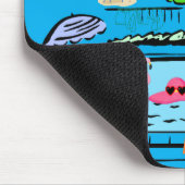 Swimming Pool Fun マウスパッド (コーナー)