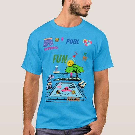 Swimming Pool Fun Tシャツ (正面)