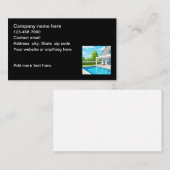 Swimming Pool Home Services 名刺 (正面/裏面)